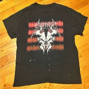 2021 Metallica F/B Tour Graphic Tee size L